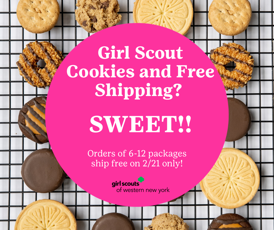 Girl Scout Cookie Weekend Free Shipping Promo!
